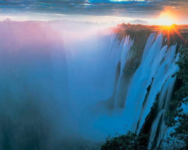 Sunset Over Victoria Falls by Sergey Melnikoff, a.k.a. MFF