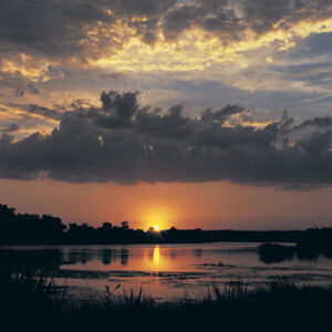 Sunset over the Southern Bug River by Sergey Melnikoff, a.k.a. MFF