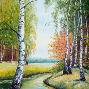 Birch Forest by Liliya Bobyk 