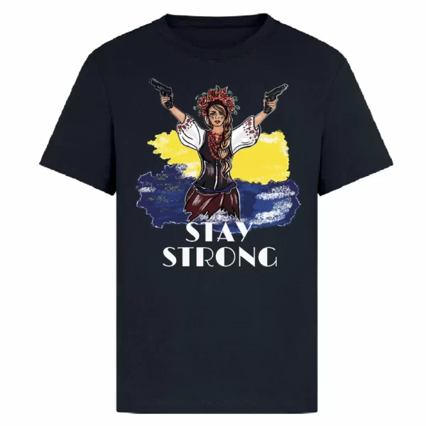 stay strong t-shirt in black colour
